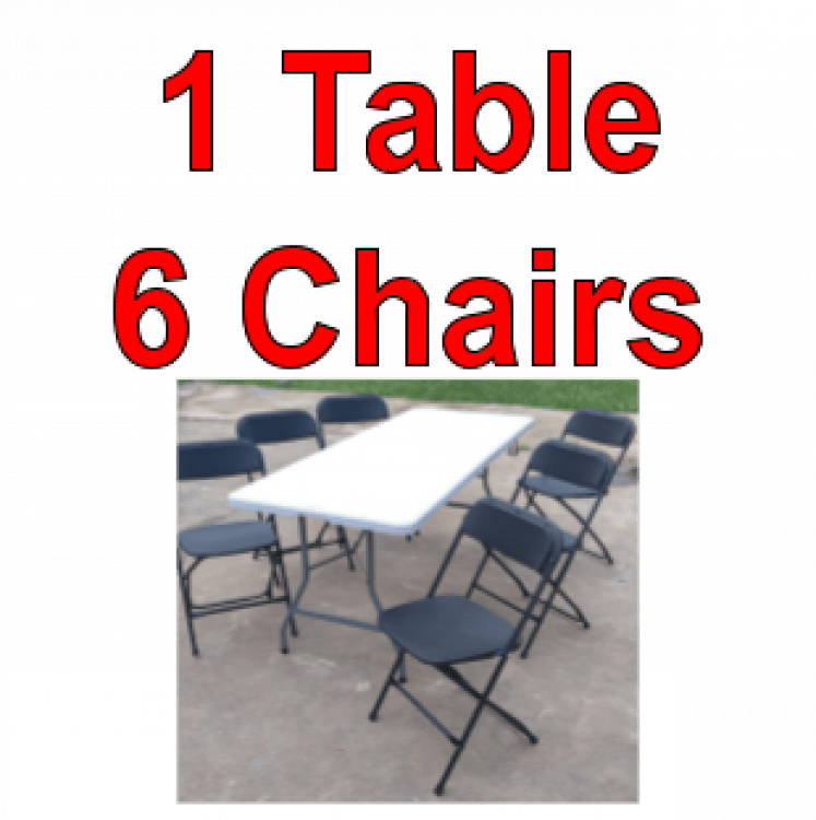 Table and Chairs Package