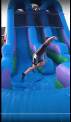 dual20lane2015 1714757973 15' Rainbow Water Slide Dual Lane