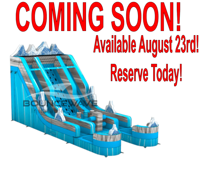 20 ft Double lane obstacle water slide
