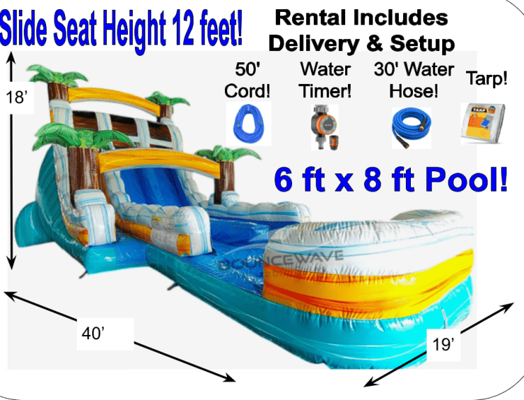 1820Surfs20Up20Double20Lane20waterslide 1775756114 big 18 ft Double Lane Surfs Up